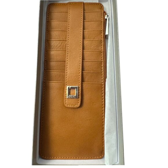 Lodis Indie Long Stacker Leather Wallet – Chestnut - Picture 1 of 7